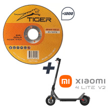 PACK PROMO 1000 DISQUES A TRONCONNER METAUX TIGER GOLD Ø125X1,6 + TROTINETTE